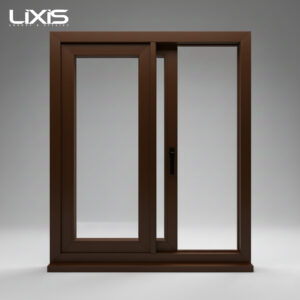 JENDELA SLIDING COKLAT