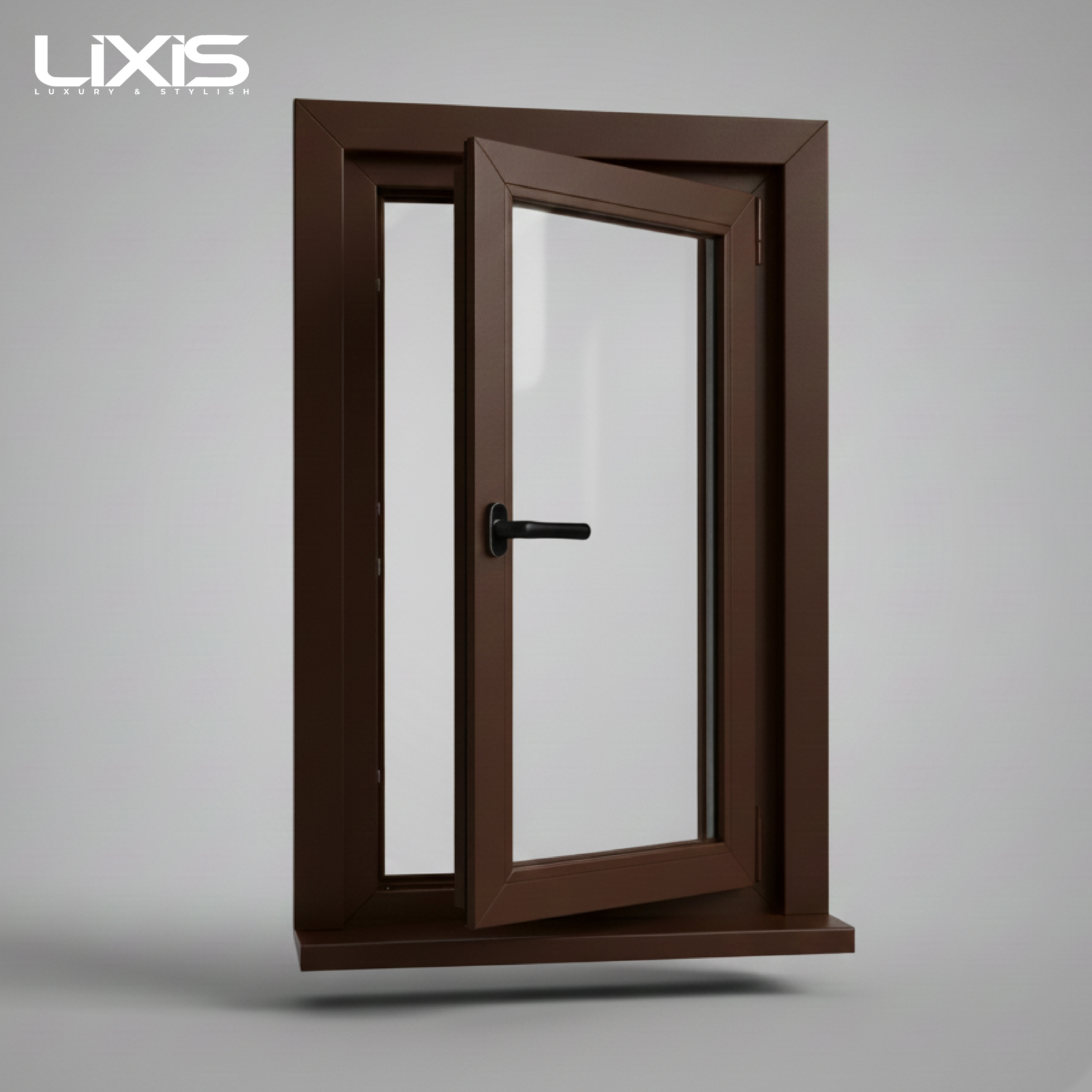 JENDELA SWING COKLAT